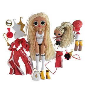 LOL Surprise OMG Fashion Dolls Swag & JK MC Swag Set 25 Pieces Braided Hair 2019